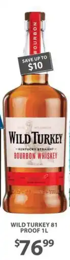 Star Liquor Wild Turkey 81 Proof offer
