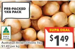 Supa Valu Australian Brown Onions offer