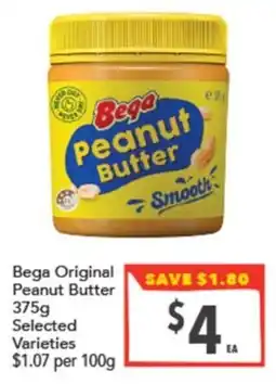 Supa Valu Bega Original Peanut Butter offer