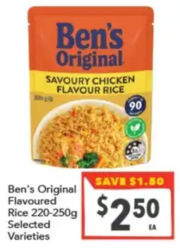 Supa Valu Ben's Original Flavoured Rice offer