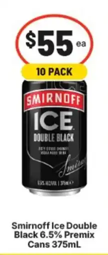Supa Valu Smirnoff Ice Double Black offer