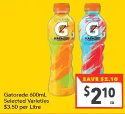 Supa Valu Gatorade Selected Varieties offer