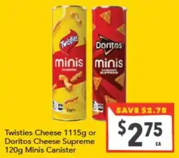 Supa Valu Twisties Cheese Minis offer