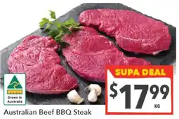 Supa Valu Australian Beef BBQ Steak offer