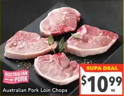 Supa Valu Australian Pork Loin Chops offer