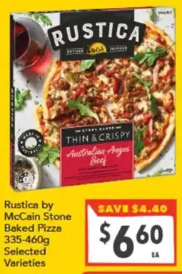 Supa Valu Rustica by McCain Stone Baked Pizza offer