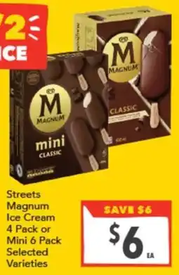 Supa Valu Streets Magnum Ice Cream offer