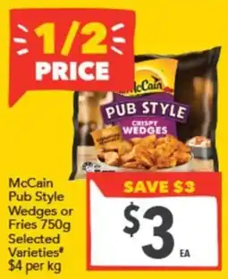 Supa Valu McCain Pub Style Wedges offer