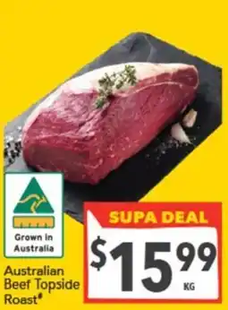 Supa Valu Australian Beef Topside Roast offer
