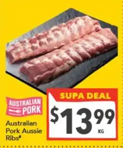 Supa Valu Australian Pork Aussie Ribs offer