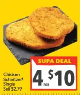 Supa Valu Chicken Schnitzel offer