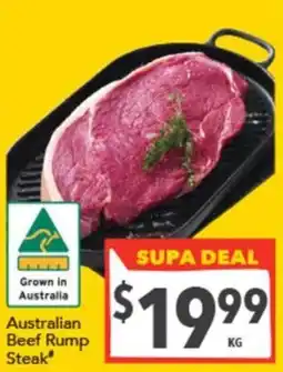 Supa Valu Australian Beef Rump Steak offer