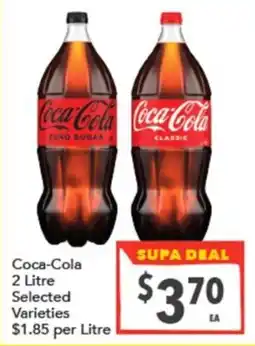 Supa Valu Coca-Cola Selected Varieties offer
