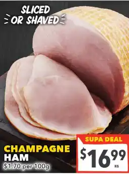 Supa Valu Champagne Ham offer