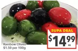 Supa Valu Rainbow Olives offer