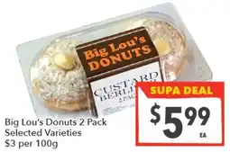 Supa Valu Big Lou's Donuts offer