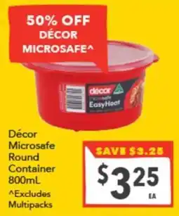 Supa Valu Décor Microsafe Round Container offer