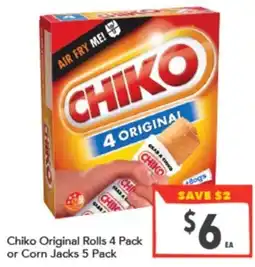 Supa Valu Chiko Original Rolls offer