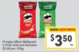 Supa Valu Pringles Minis Multipack offer
