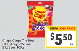Supa Valu Chupa Chups The Best Of Lollipops offer