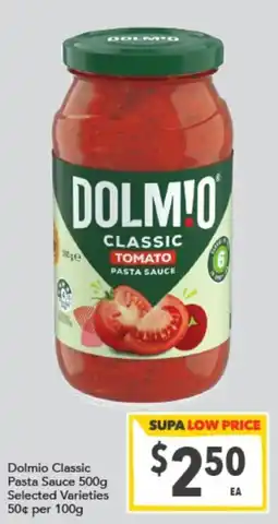 Supa Valu Dolmio Classic Pasta Sauce offer