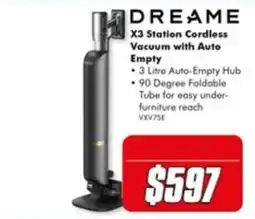The Good Guys Dreame X3 Station Cordless Vacuum with Auto Empty offer