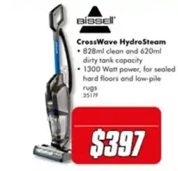 The Good Guys Bissell CrossWave HydroSteam offer