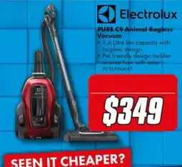 The Good Guys Electrolux PURE C9 Animal Bagless Vacuum offer