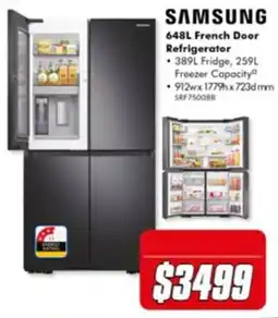 The Good Guys Samsung 648L French Door Refrigerator offer