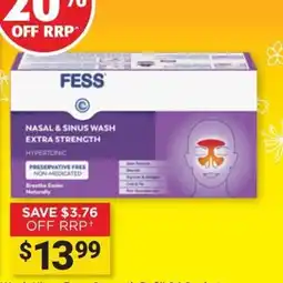 Cincotta Chemist Fess Nasal & Sinus Wash Extra Strength offer