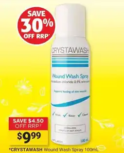 Cincotta Chemist Crystawash Wound Wash Spray offer