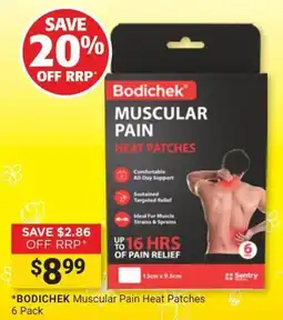 Cincotta Chemist Bodichek Muscular Pain Heat Patches offer