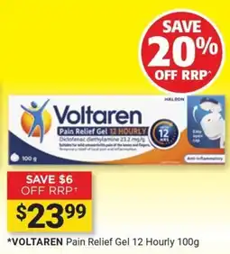 Cincotta Chemist Voltaren Pain Relief Gel 12 Hourly offer