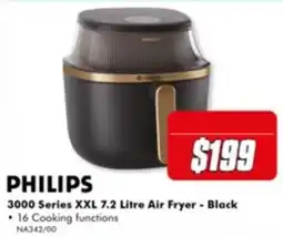The Good Guys Philips 3000 Series XXL 7.2 Litre Air Fryer - Black offer