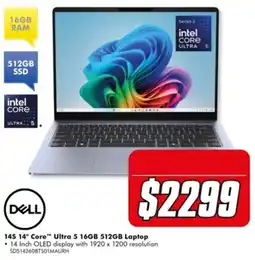 The Good Guys Dell 14S 14" Core Ultra 5 Laptop offer