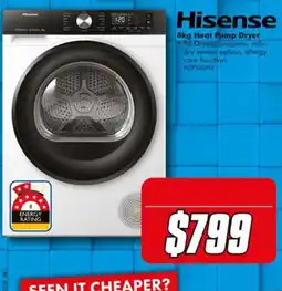 The Good Guys Hisense 8kg Heat Pump Dryer offer