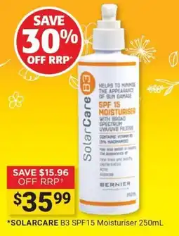 Cincotta Chemist SolarCare B3 SPF15 Moisturiser offer