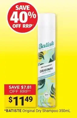 Cincotta Chemist Batiste Original Dry Shampoo offer