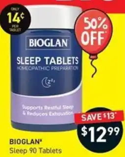 Chemist King Bioglan Sleep Tablets offer