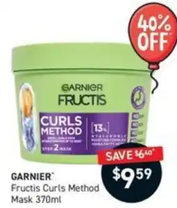 Chemist King Garnier Fructis Curls Method Mask offer