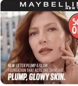 Chemist King Maybelline New York New Lifter Plump & Glow Foundation offer