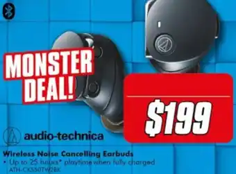 The Good Guys audio-technica Wireless Noise Cancelling Earbuds offer