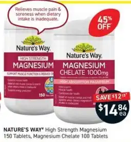 Chemist King Nature's Way High Strength Magnesium offer