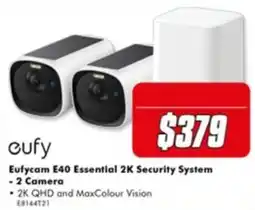 The Good Guys Eufy E40 Essential 2K Security System offer