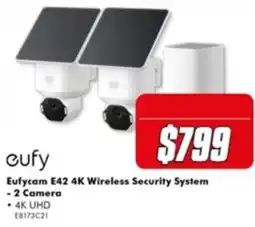 The Good Guys Eufy Eufycam E42 4K Wireless Security System offer