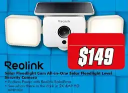 The Good Guys Reolink Solar Floodlight Cam All-in-One Solar Floodlight Level Security Camera offer
