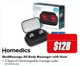 The Good Guys Homedics ModMassage All Body Massager with Heat offer