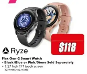 The Good Guys Ryze Flex Gen-2 Smart Watch offer