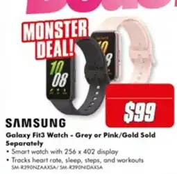 The Good Guys Samsung Galaxy Fit3 Watch offer
