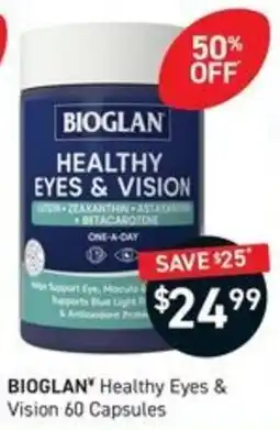 Chemist King Bioglan Healthy Eyes & Vision 60 Capsules offer